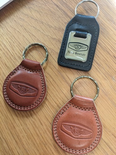 Team bentley leather key - team,