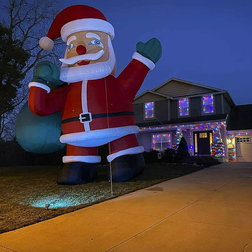 Metre giant inflatable santa - 8,