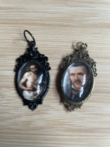 Two holy medals john - holy,