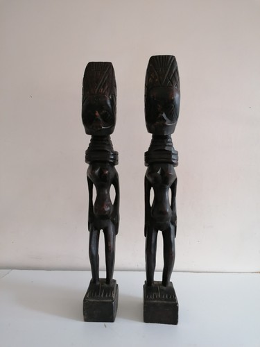 Hand carved wooden african - carved,