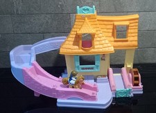 Fisher-Price Little People Belles Klip Klop Cottage And Peasant Belle Klip Klop