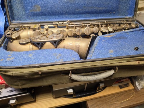 Vintage saxophone with - saxophone,