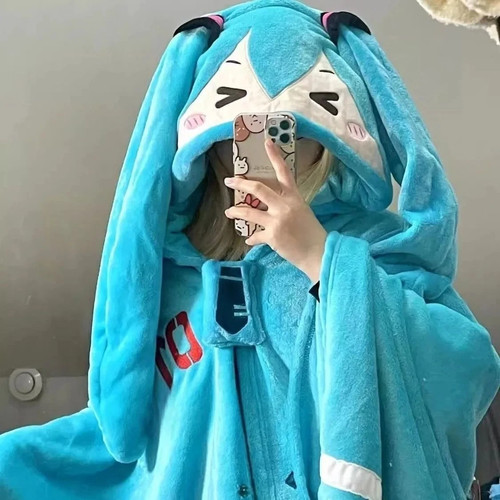 Hatsune miku plush - miku, hooded