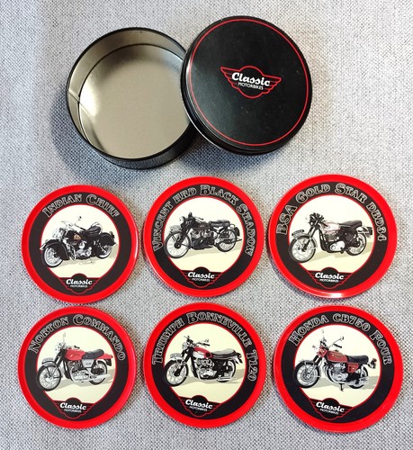 Classic motor bike coasters - classic,