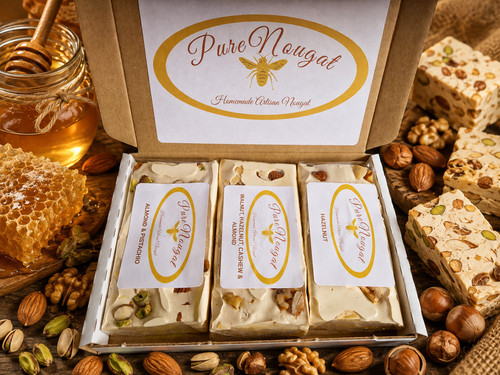 Homemade artisan nougat - homemade,
