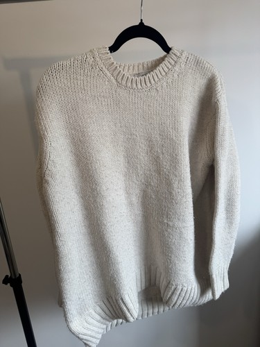 Zara women cream knit - women's,