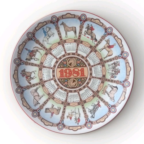 1981 wedgwood calendar plate - 1981,