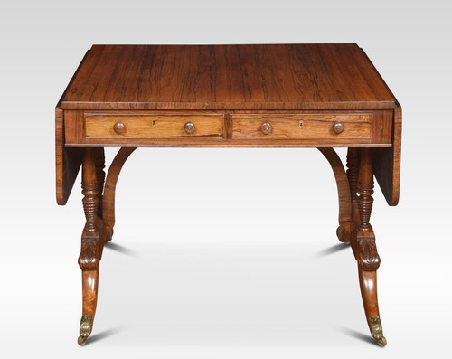 Regency rosewood sofa - rosewood, |