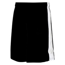 Mens Basketball Shorts NO pockets ~ Size S to 2XL, Black/White - Box Z1