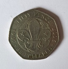2007 Scouts 50p Coin