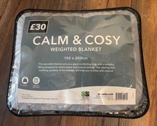 Dunelm Weighted Blanket  Grey  5kg - only used once - excellent condition