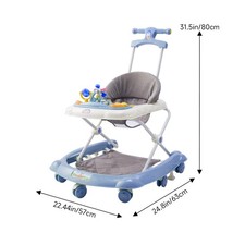 Baby Walker Bouncer First Steps Push Along Activity Music Ride On Car Melody UK