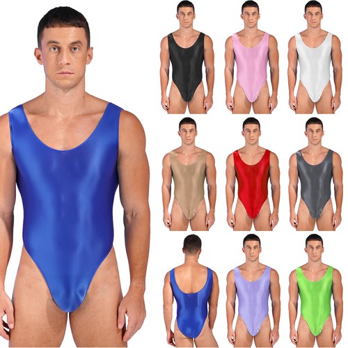 Men glossy one piece - men's, one-piece