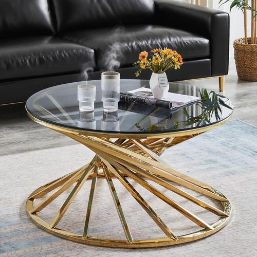 Round coffee table and - round,