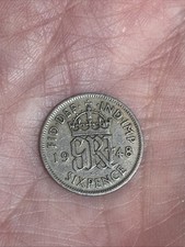 1948 King George VI Sixpence