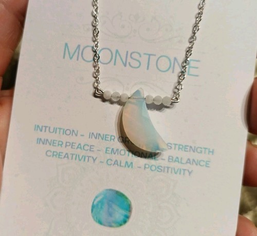 Moonstone crescent moon