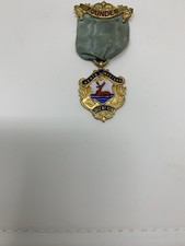 Rare Antique 1920 Masonic Founders Jewel