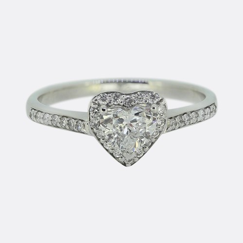 Carat heart shaped - 0.60, heart-shaped