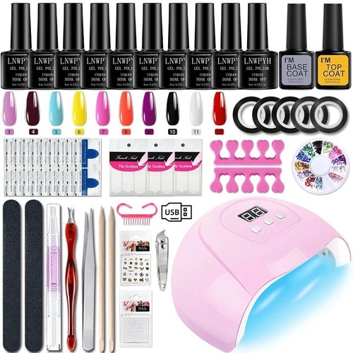 Professional nail gel kit - professional, uv