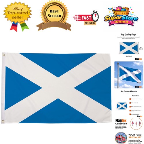 Scottish saltire flag - saltire, 90cm