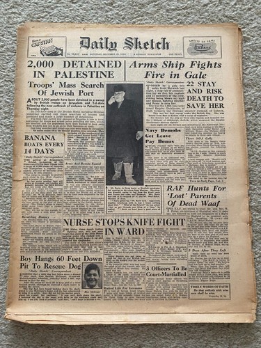 Daily sketch newspaper - daily, 1945