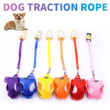 NEW Tiny Dog Harness Lead Set Teacup Mini Puppy Chihuahua Cat Toy 7 Color New