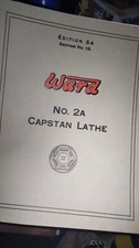 WARD #2A CAPSTAN LATHE MANUAL
