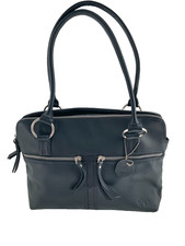 Gigi navy genuine leather 2