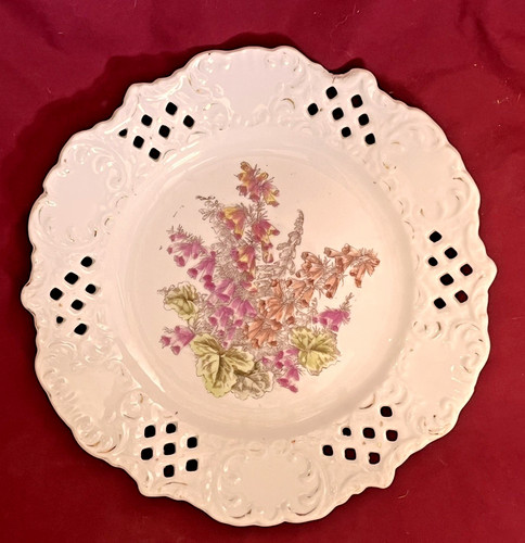 Antique porcelain reticulated - porcelain,
