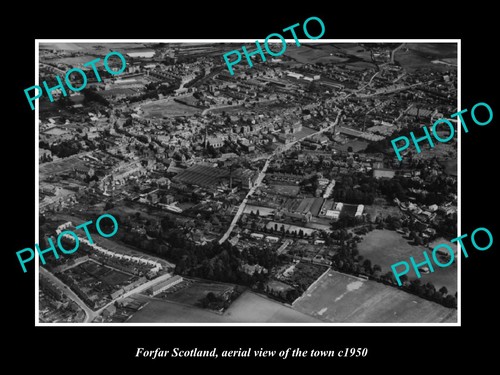 Forfar scotland aerial view - scotland,