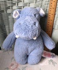 PRIMARK BLUE HIPPO SOFT TOY