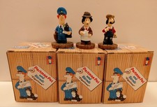 Woodland Animations Postman Pat Figurines x3 with Boxes 1999