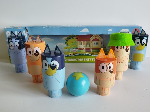 Bluey wooden character - bluey,