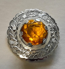 Vintage Celtic Style Brooch by Mizpah - 40mm diameter