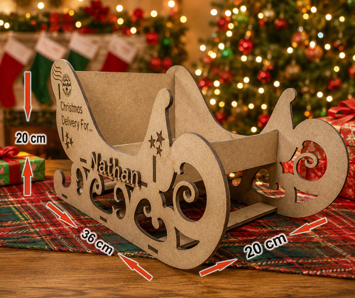 Personalised wooden christmas - personalised,