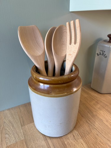 Antique stoneware storage - antique,