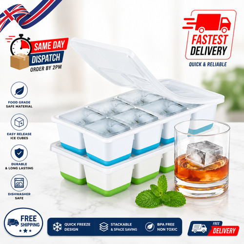 Large silicone ice cube - ice, tray