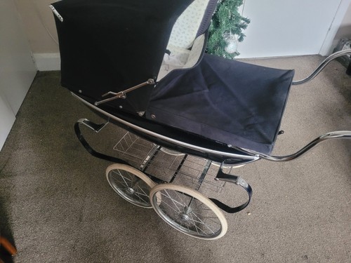 Silver cross couch dolls pram - silver,
