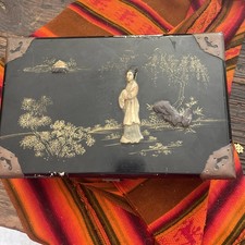Vintage, Hand-Painted, Asian