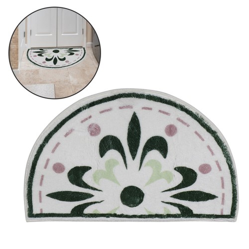 Semicircle shape rug toilet - rug,