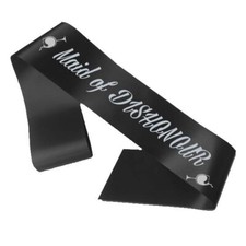 BRAND NEW CUSTOM MAID OF DISHONOUR HEN PARTY NIGHT DO SASH SASHES GIFT