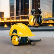3M PELTOR OPTIME I Earmuff H510P3E-405-GU, 26 DB Yellow Helmet Mounted Comfort