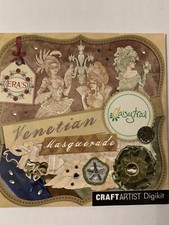 Venetian Masquerade- Serif Craft Artist Daisytrail digikit CD Rom