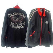 AKADEMIKS Mens Full Zip Black