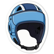 'Rugby Scrum Cap' Decal