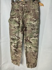 Camouflage Cargo Pants Size UK 28W 29L Ex Military Combat Trousers