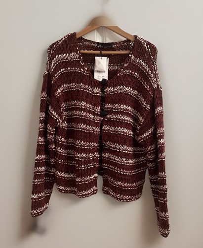 Bnwt contrast knit cardigan - bnwt-contrast,