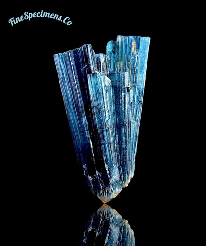 Blue tourmaline crystal - blue,