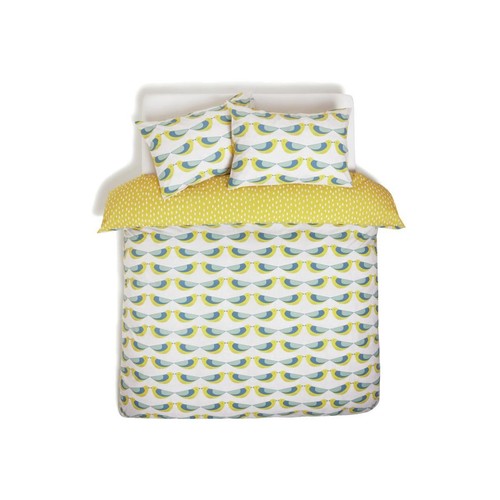 Habitat kissing bird print - kissing,
