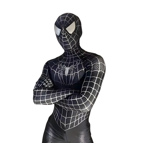 Black spider hero cosplay suit - cosplay,